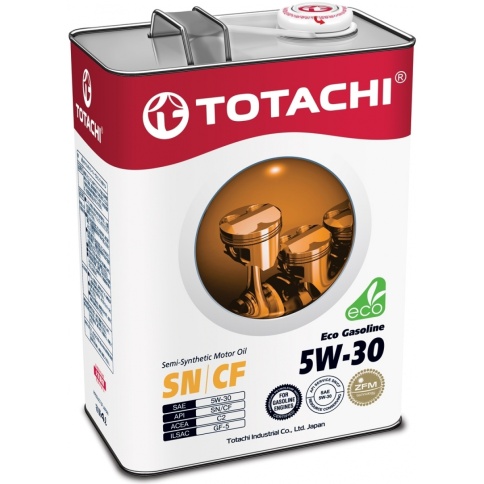 TOTACHI ECO GASOLINE 5W30 4л п/с SN/CF GF-5 фото 1