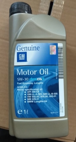 GM 5W30 1л фото 1