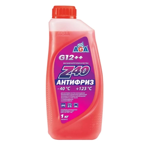 АНТИФРИЗ AGA красный 1 кг. фото 1