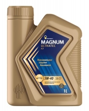 РОСНЕФТЬ Magnum Ultratec А3 5/40 синт. 1л фото 1